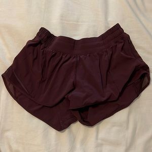 Lululemon hotty hot shorts size 8 2.5 in. inseam!